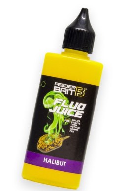 Atraktor Feeder Bait Fluo Juice Halibut 50ml