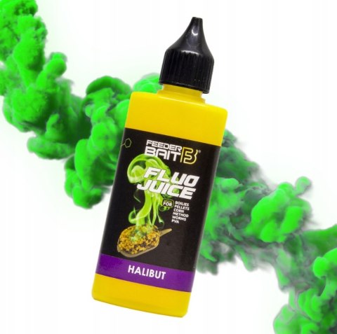 Atraktor Feeder Bait Fluo Juice Halibut 50ml
