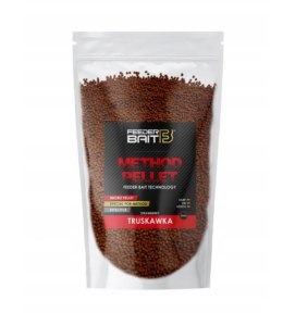 Feeder Bait Micro 2mm 800g Strawberry Truskawka