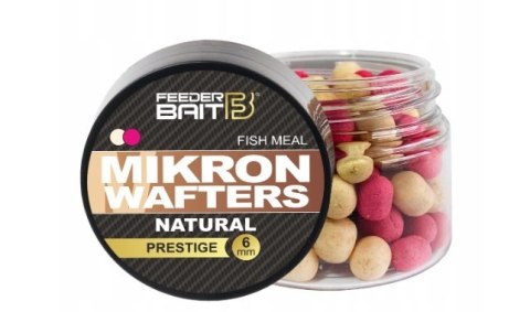 Feeder Bait Mikron Wafters 6mm Natural Biało-Różowy