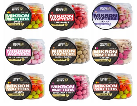 Feeder Bait Mikron Wafters 6mm Natural Biało-Różowy