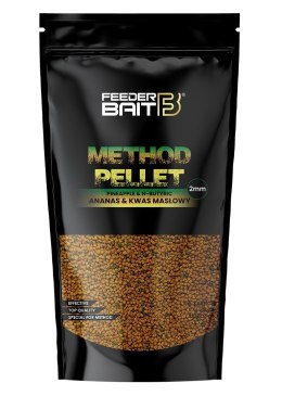 Pellet Feeder Bait Micro Pellet 2mm Ananas & Kwas masłowy 800g