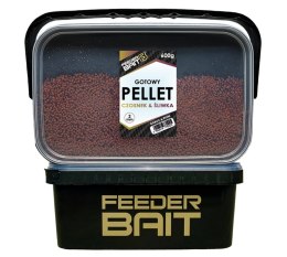 Pellet Gotowy Feeder Bait Czosnek & Śliwka 2mm 600g w wiaderku