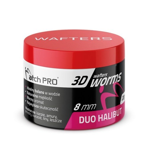 MatchPro 3D Worms Wafters Duo Halibut 8mm 20g