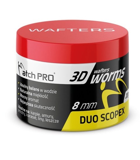 MatchPro 3D Worms Wafters Duo Scopex 8mm 20g