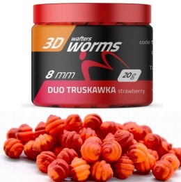 MatchPro 3D Worms Wafters Duo Strawberry 8mm 20g