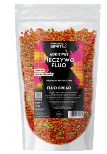 Pieczywo Fluo Feeder Bait dodatek do zanęt 200g