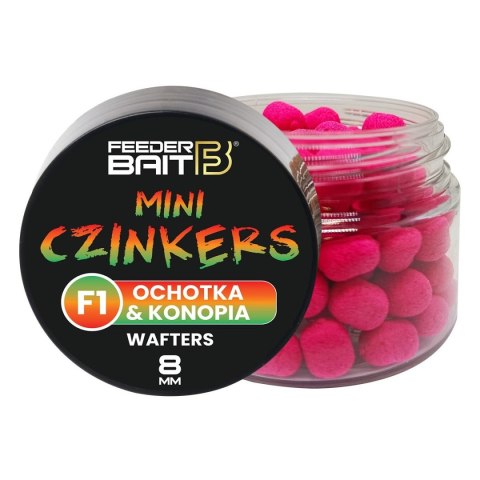 Przynęta Feeder Bait Mini Czinkers 8mm F1 Ochotka & Konopia 25ml