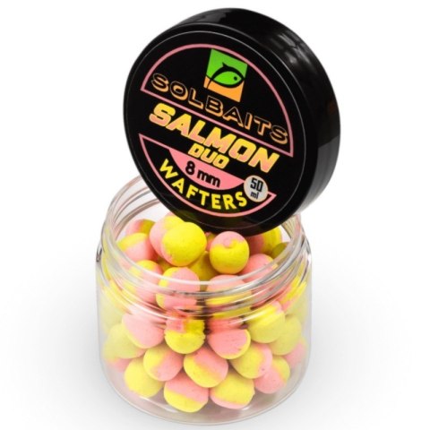 Przynęty Solbaits Salmon DUO 8mm Wafters Żółty- Sprany róż