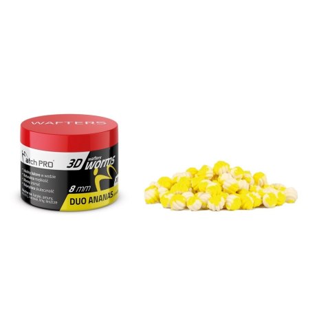 Wafters MatchPro Top Worms Duo Pineapple 8mm 20g