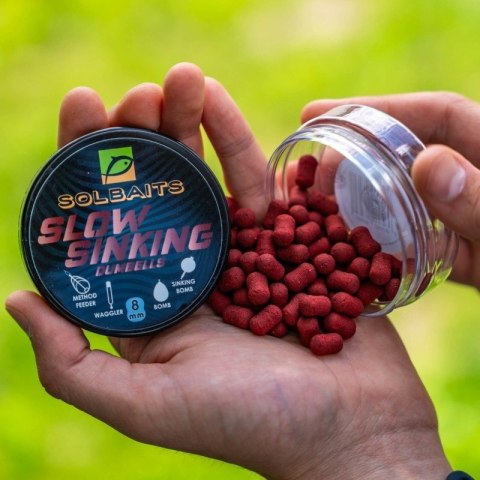 Wafters Solbaits Slow Sinking Red Dumbells 8mm 50ml