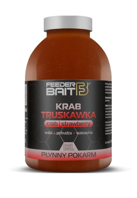 Zalewa Feeder Bait Krab Truskawka 250ml