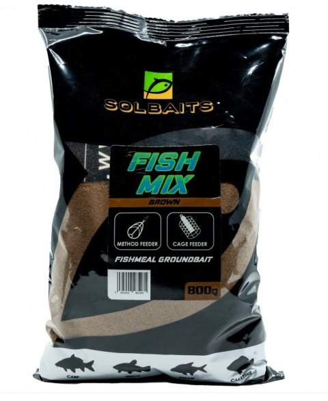 Zanęta Solbaits Zanęta Fish Mix Brown 800g